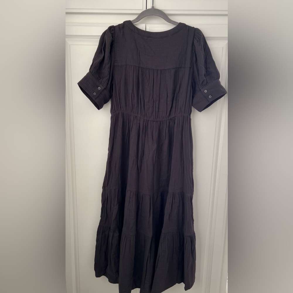 Madewell Black Midi Dress - Picture 3 of 3